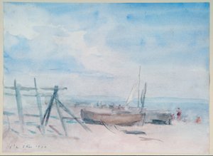 干潮、ウォルマービーチ 作： Philip Wilson Steer