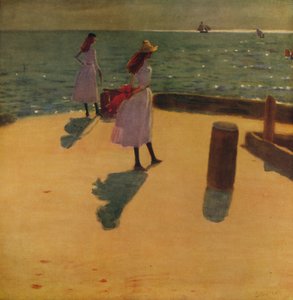 Walberswick Pier、c1887、c1915 作： Philip Wilson Steer