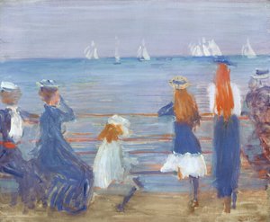 カウズレガッタを見て、1892年 作： Philip Wilson Steer