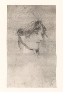女性の頭 La Bête à Bon Dieu (原題) 作： Philip Zilcken (signed by artist)
