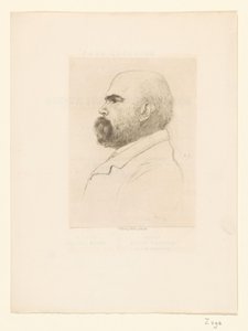 ポール・ヴェルレーヌの肖像 作： Philip Zilcken