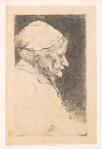 肖像画, の, ∥, 古い女性, 中に, プロフィール