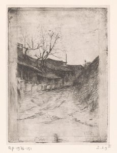 建物や木々を通り過ぎる道 La Bievre (原題)