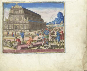 シリーズ8の驚異の世界、1572年のエフェソスのダイアナ神殿 作： Philipp Galle