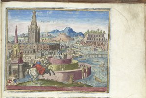 1572年の世界の第8の驚異のシリーズからのバビロンの壁