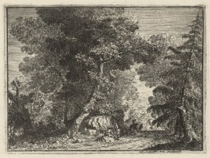 森の中の道 作： Philipp Hieronymus Brinckmann