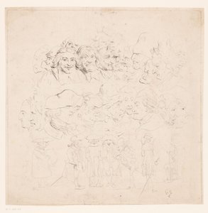 漫画 作： Philipp Jacques Loutherbourg (I) (attributed to)