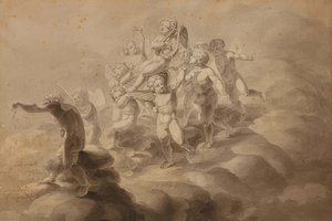 愛の勝利。 1800 作： Philipp Otto Runge