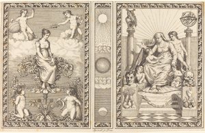 カレンダーのデザイン 作： Philipp Otto Runge