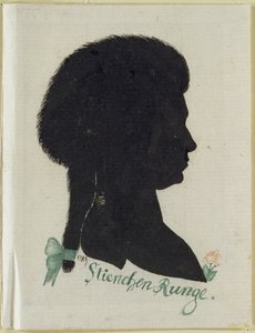 Stienchen Runge、789（紙にインドのインクとトイレ） 作： Philipp Otto Runge