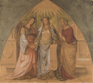 建築、彫刻、絵画の寓意的人物像 作： フィリップ・ベイト