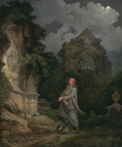 Um filósofo em um cemitério enluarado 作： Philippe-Jacques de Loutherbourg