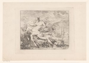 ダイアナとエンディミオン 作： Philippe Auguste Hennequin