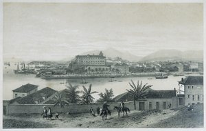 リオデジャネイロの9つのパノラマビュー：Da Ilha das Cobras、1862