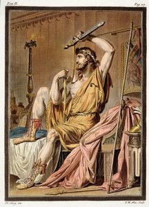 アガメムノン、ピエールミシェルアリックス（1762-1817）1802（色の彫刻 作： Philippe Chery