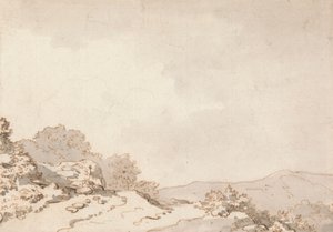 丘の上の小道 作： Philippe Jacques de Loutherbourg