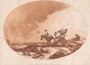 風の強い日 作： Philippe Jacques de Loutherbourg