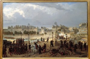 6月23日、アルケベッチェのブリッジでのエモートシーン 作： Philippe Marie Chaperon