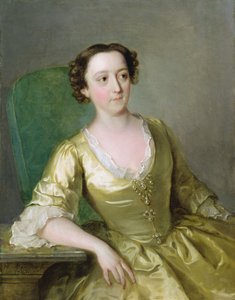 アダムス嬢 1741年頃（油彩・カンヴァス） 作： Philippe Mercier