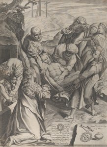 埋葬、1589年。 作： Philippe Thomassin