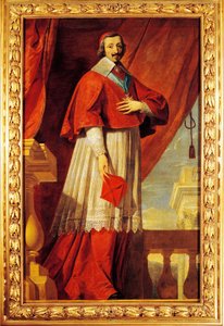フランス、フォンテーヌ・シャアリス、フランスの政治家・聖職者、リシュリュー枢機卿（1585-1642）の肖像