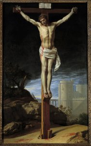 十字架上のキリスト像 フィリップ・シャンパーニュ(1602-1674)作 (ec.flam.) 17世紀 カンザス・シティネルソンギャラリー 作： Philippe de Champaigne