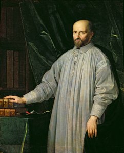 ジャン・デュヴェルジエ・ド・ハウランヌ（1581-1643）サン・シランの修道院長、1646-48年頃 作： Philippe de Champaigne