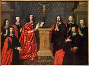 Le prevot des marchands et les echevins de Paris - 商人ギルドのマスターとパリの陪審員たち ... 作： フィリップ・ド・シャンペーン