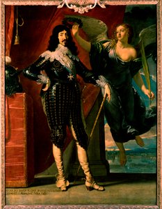 ルイ13世-ヴィクトリーによる戴冠式の肖像画 作： Philippe de Champaigne