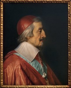 リシュリュー枢機卿の肖像（アルマン・ジャン・デュプレシス・ド・リシュリュー 作： Philippe de Champaigne