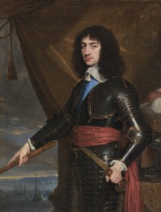 イギリスのチャールズ2世の肖像、1653年 作： Philippe de Champaigne