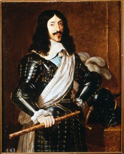 フィリップ・ドゥ・シャンパーニュ作「ルイ13世の肖像」（1601～1643年）、マドリッド、プラド美術館。 作： Philippe de Champaigne