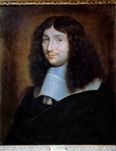 ルイ14世の財務長官ジャン・バティスト（ジャン・バティスト）・コルベール（1619-1683）と推定される肖像画」フィリップ・ドゥ・シャンペイン（1602-1674）による絵画。ランス、ボザール美術館 - ジャン・バティスト（ジャン＝バティスト）・コルベールと推定される男性の肖像画 作： Philippe de Champaigne