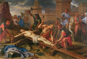 はりつけ（キャンバスに油彩） 作： Philippe de Champaigne