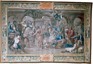 サンジェルヴェの鞭打ち、c1620-1670 作： Philippe de Champaigne