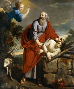 アイザックの犠牲、 作： Philippe de Champaigne