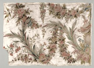 Coverlet Fragment、c。 1760-1770。 作： Philippe de Lasalle