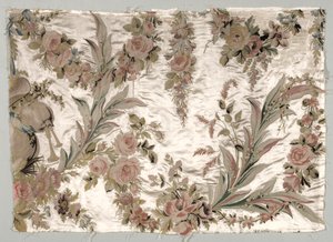 Coverlet Fragment、c。 1760-1770。 作： Philippe de Lasalle