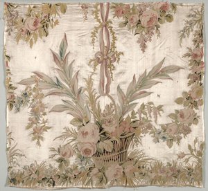 Coverlet Fragment、c。 1760-1770。 作： Philippe de Lasalle