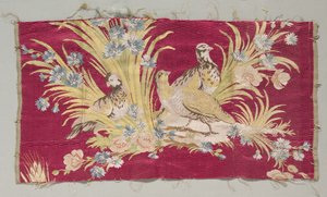 絹の断片、1779 年以前。 作： Philippe de Lasalle