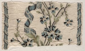 2枚の刺繍、1723-1774。 作： Philippe de Lasalle