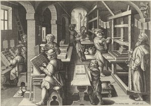 印刷アート 新しい発明と発見（シリーズタイトル） Nova Reperta (シリーズタイトル) 作： Philips Galle (attributed to workshop of)