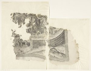 Cebes によるシーンのプリントの右下隅 Tabula Cebetis Carta Vitae (原題)