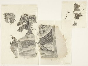 Cebes シーンのプリントの右下隅 Tabula Cebetis Carta Vitae (原題)
