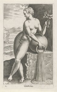 Waternimf Garga Garga (title on object) Stroom- en waternimfen (series title) Nimpharum oceanitidum, ephydridum potamidum naiadum (series title)   1333259   ja       japanese Successfully Translated  Original: Portrait of the Composer Xaver Schnyder von Wa 作： Philips Galle