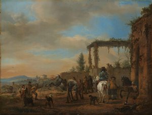 乗馬学校 乗馬学校 作： Philips Wouwerman