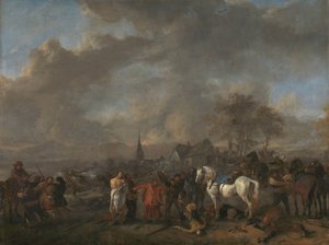農民の勝利 作： Philips Wouwerman