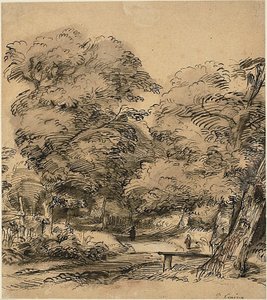 森の中の小道 作： Philips de Koninck