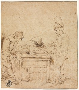 トリック・トラック・プレイヤー」1660年頃