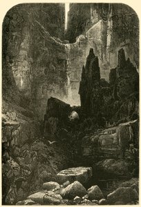 「グランド・カニョンの壁」、1874年。